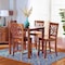 Baxton Studio Caron Modern and Contemporary Walnut Brown Finished Wood 5-Piece Pub Set 187-11433-10903-Zoro - alternate 5